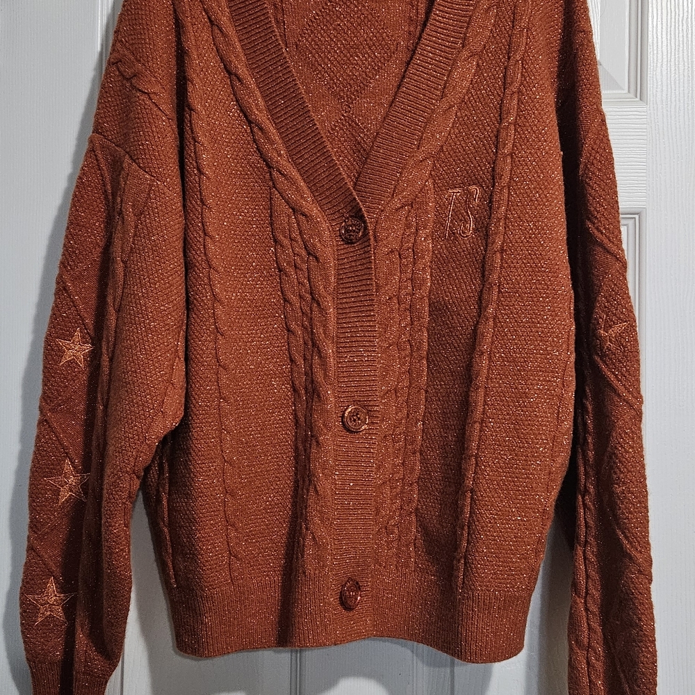 Taylor Swift  Orange Cardigan Sweater
